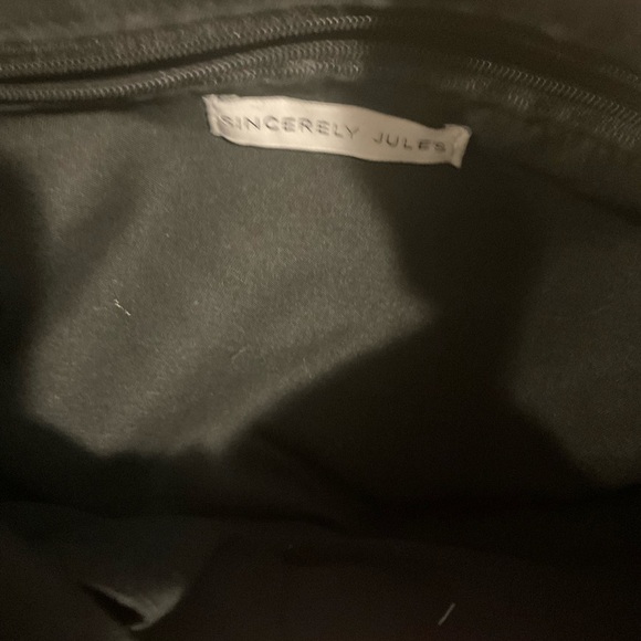 Sincerely Jules Woven Black Shoulder Bag - Picture 4 of 5